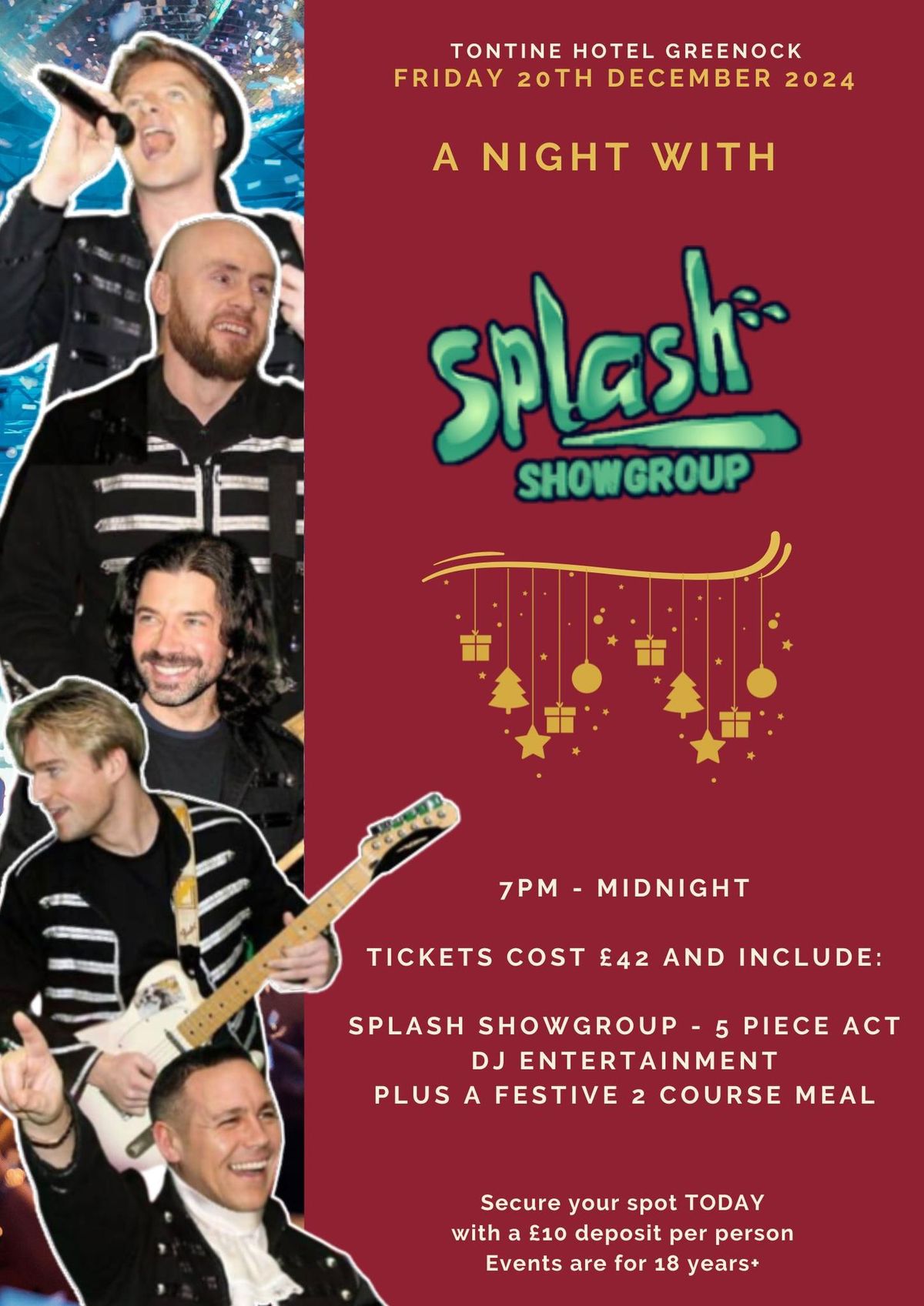 Christmas Party Night with Showgroup SPLASH