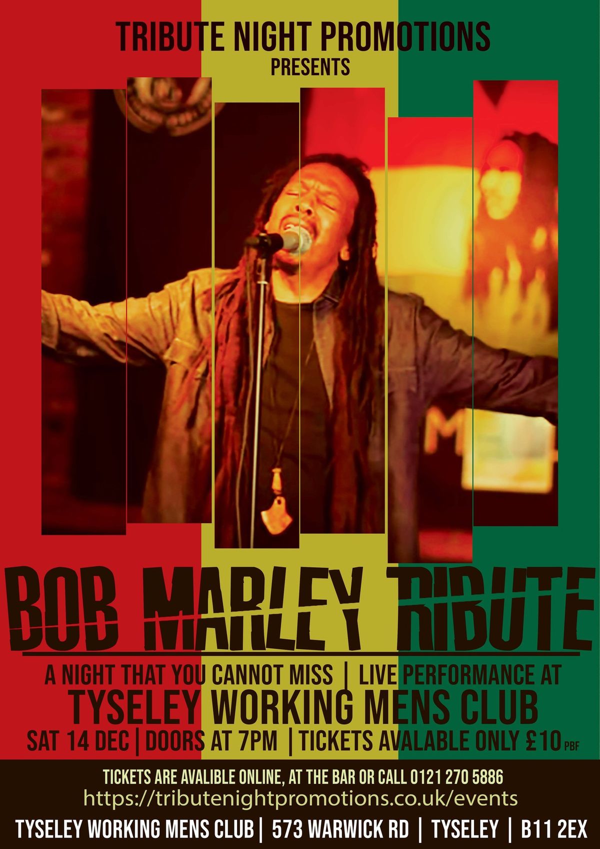 Bob Marley tribute Night - Tyseley 