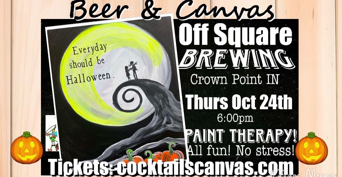 "Every Day Should Be Halloween!" Cocktails and Canvas Painting Art Event