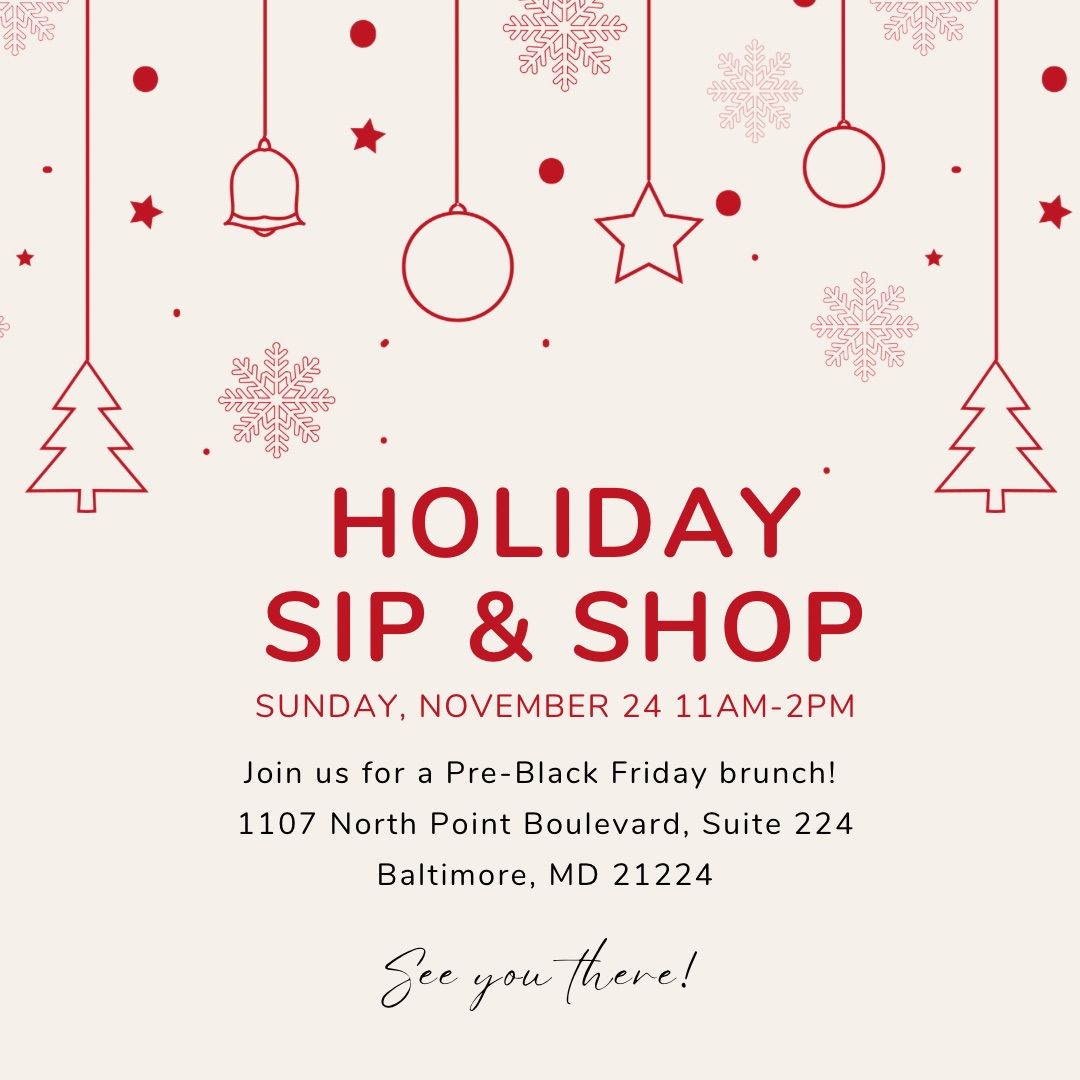 Holiday Sip & Shop