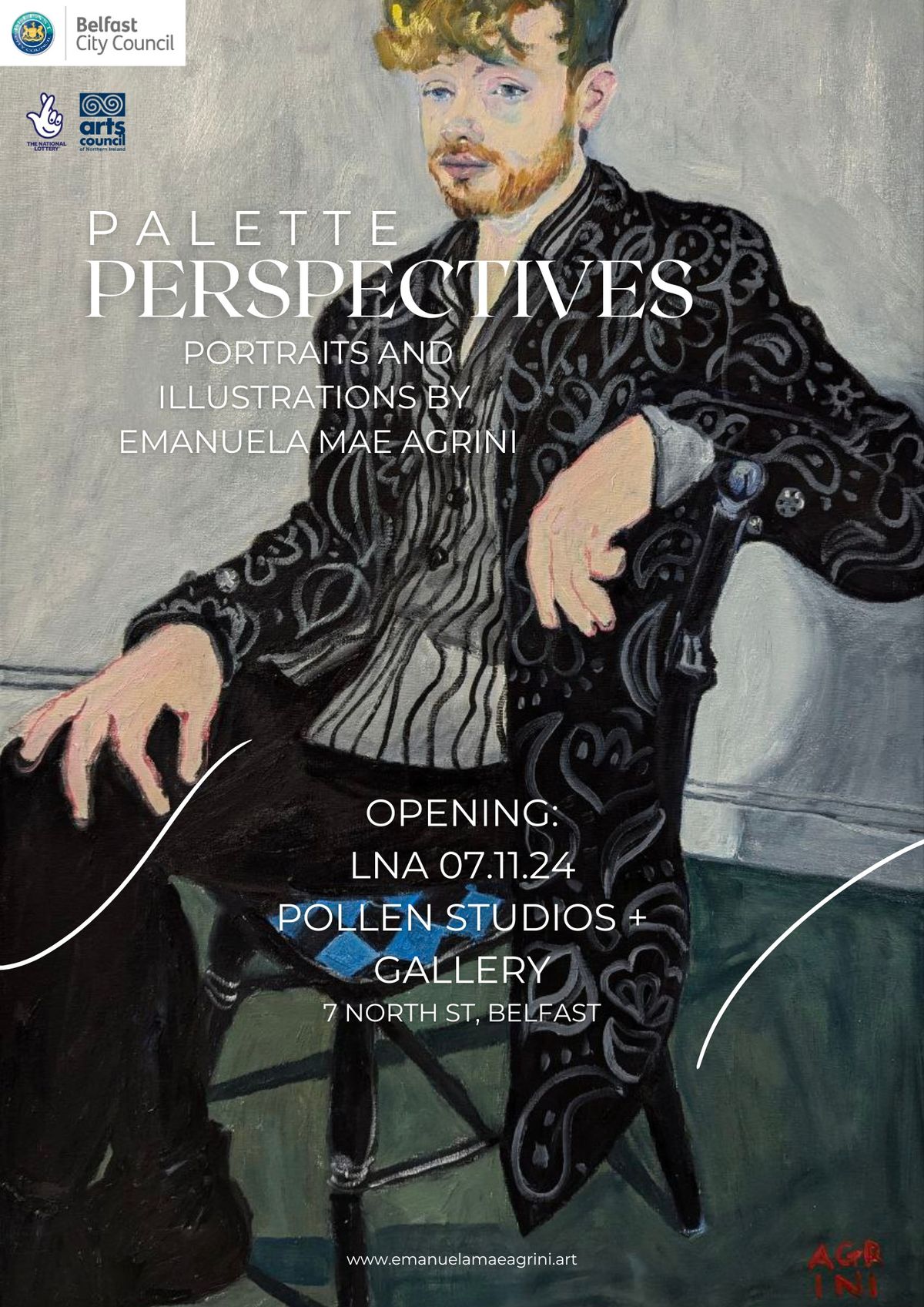 Palette Perspectives - An exhibition of works by Emanuela Mae Agrini