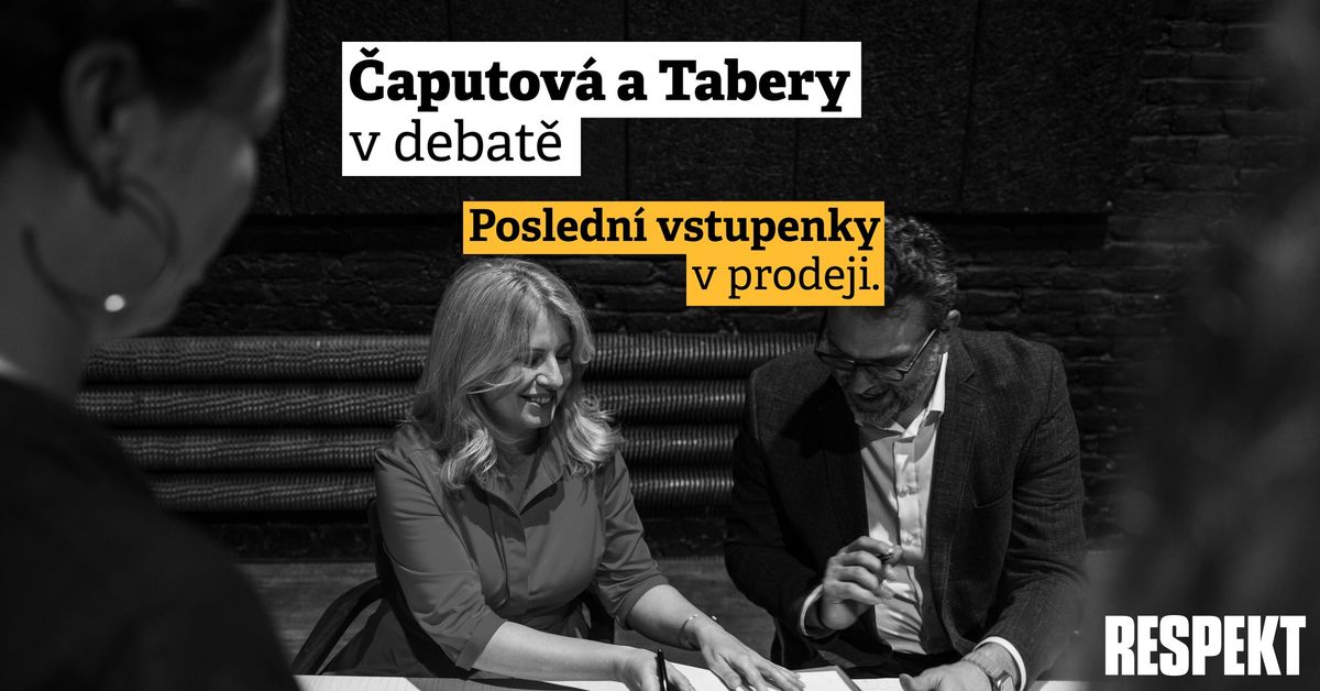 \u270c\ufe0fZuzana \u010caputov\u00e1 a Erik Tabery. Debata o demokracii a budoucnosti Evropy