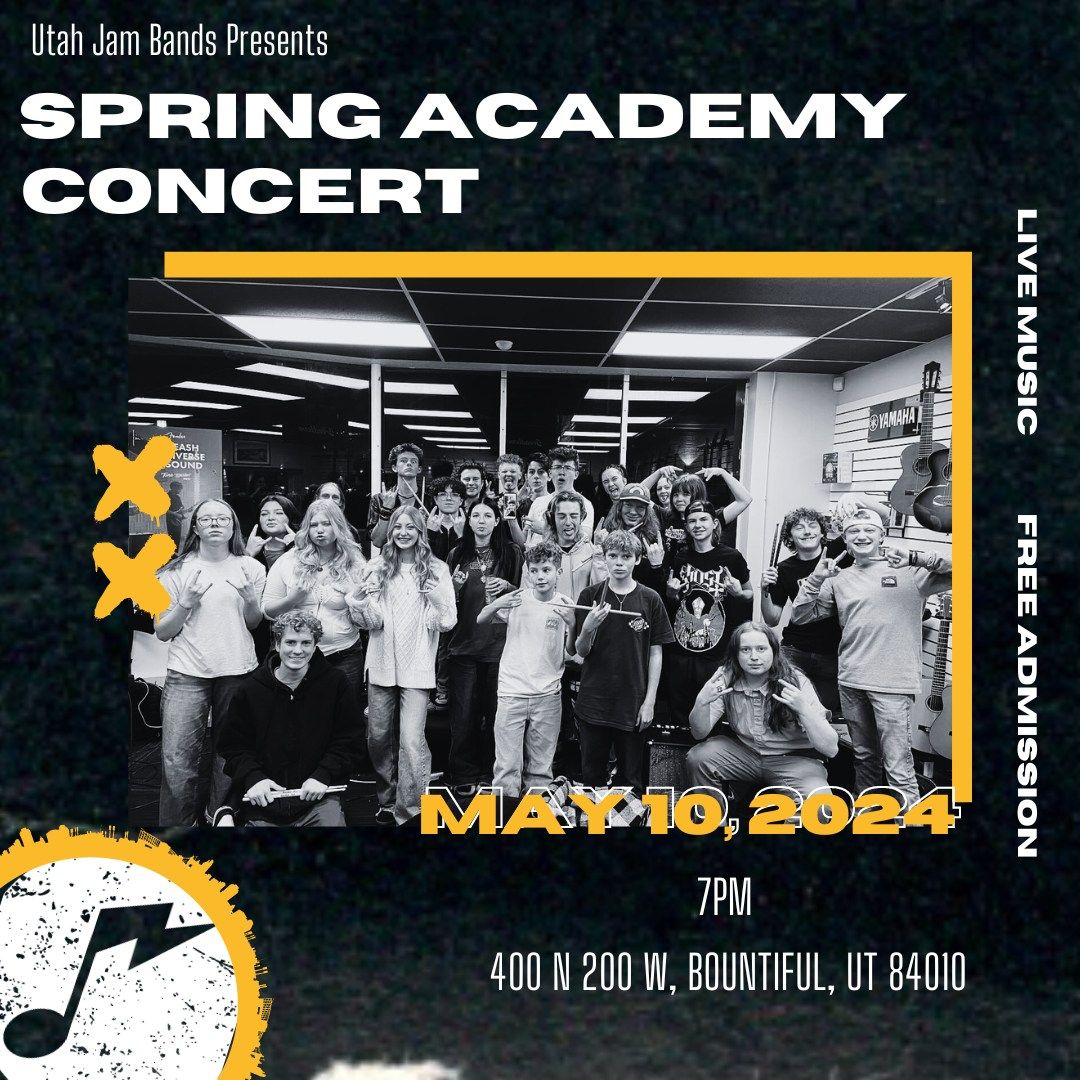 Utah Jam Bands Spring Academy Concert - FREE!
