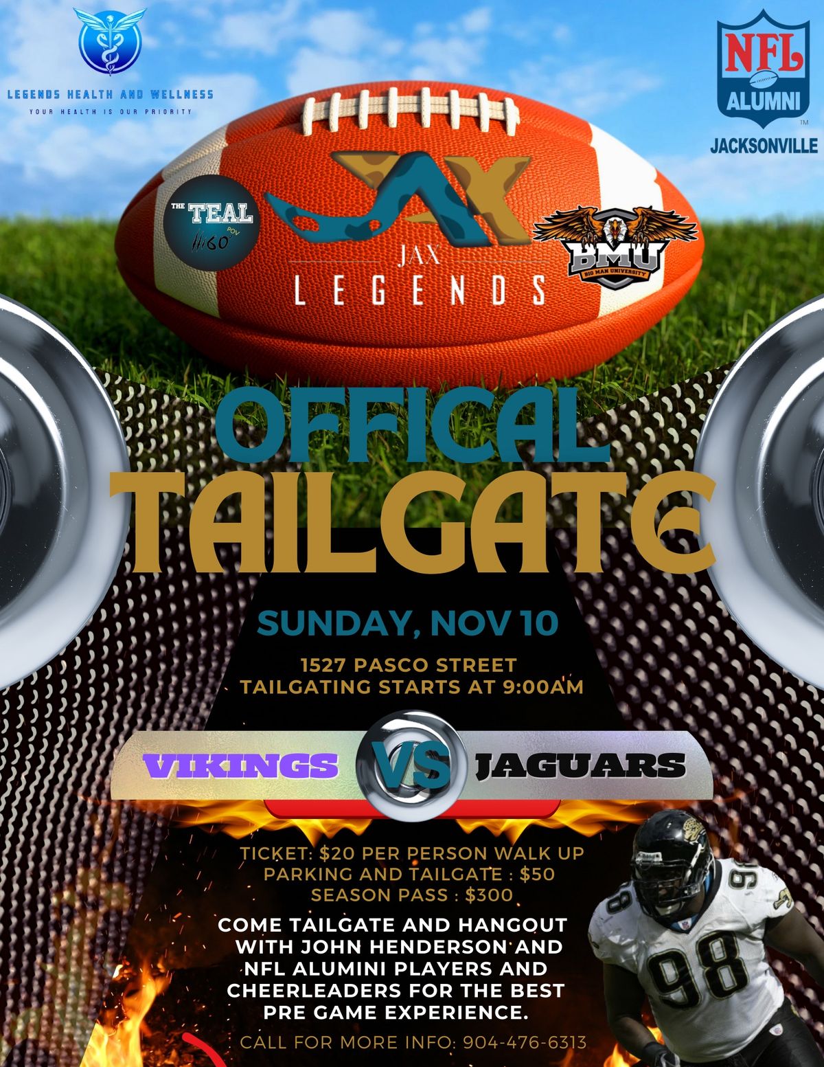 JFL Live Tailgate with John Henderson