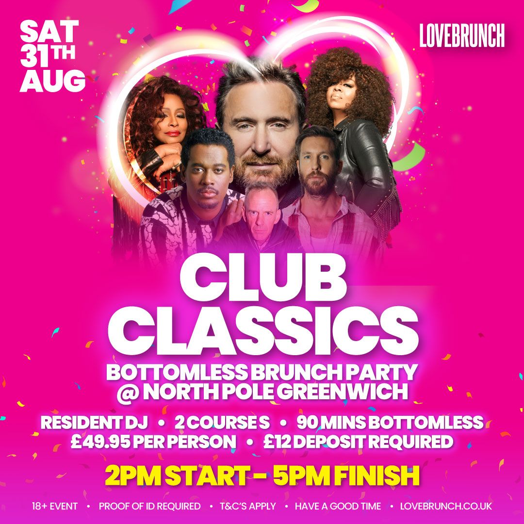 CLUB CLASSICS (BOTTOMLESS BRUNCH PARTY)