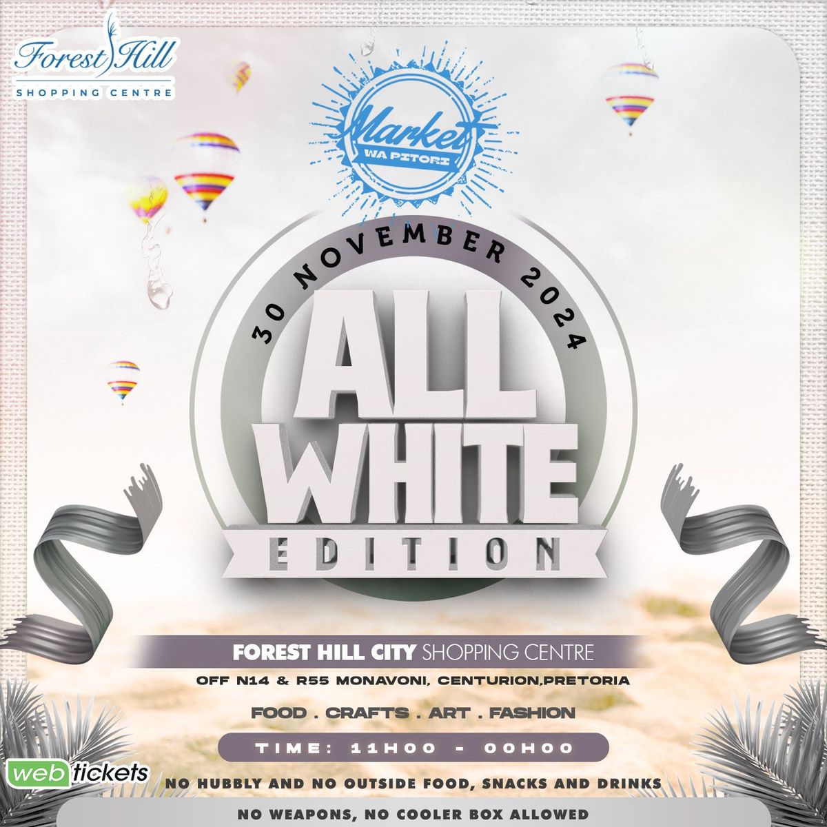 Market Wa Pitori: Annual All White Edition & Shades