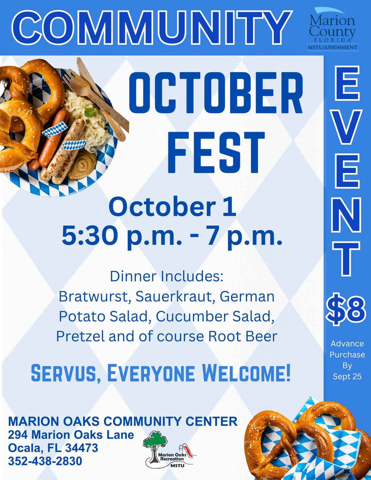 Oct Fest Community Dinner