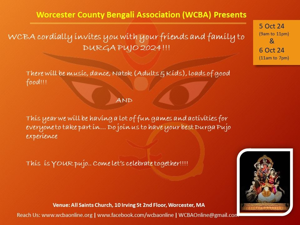 WCBA Durga Pujo - 2024