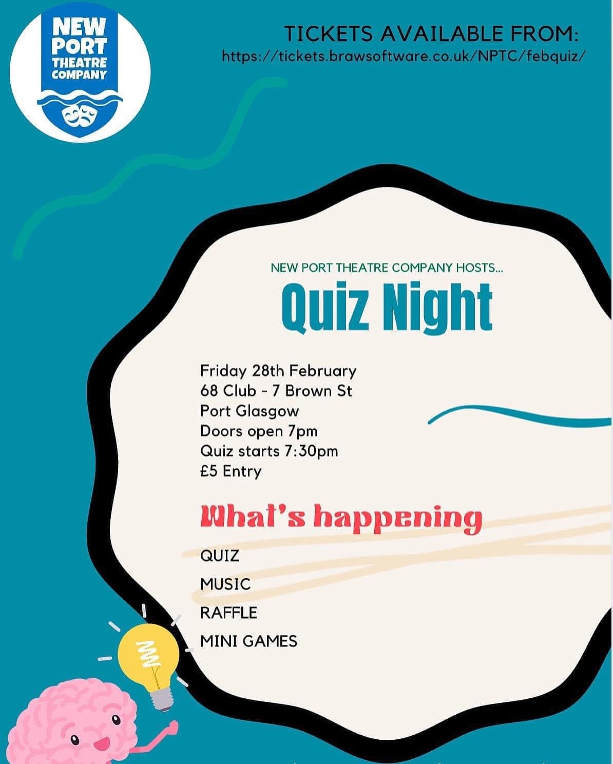 New Port Theatre Company Quiz - 28th February 2025