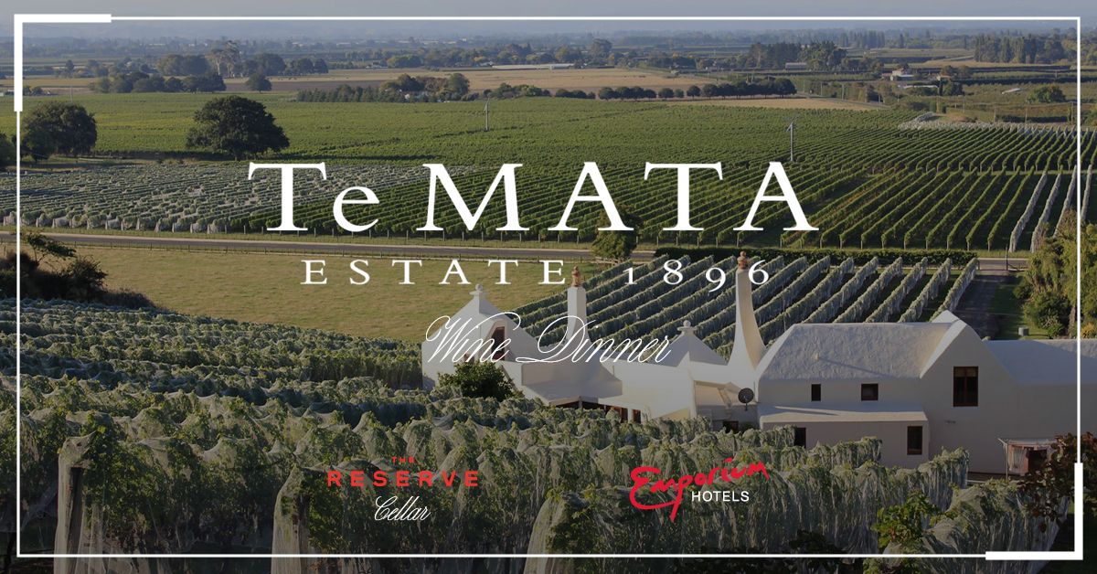 Exploring Coleraine: Te Mata Estate Wine Dinner