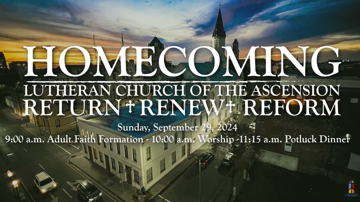 Ascension Homecoming & 5th Sunday Potluck