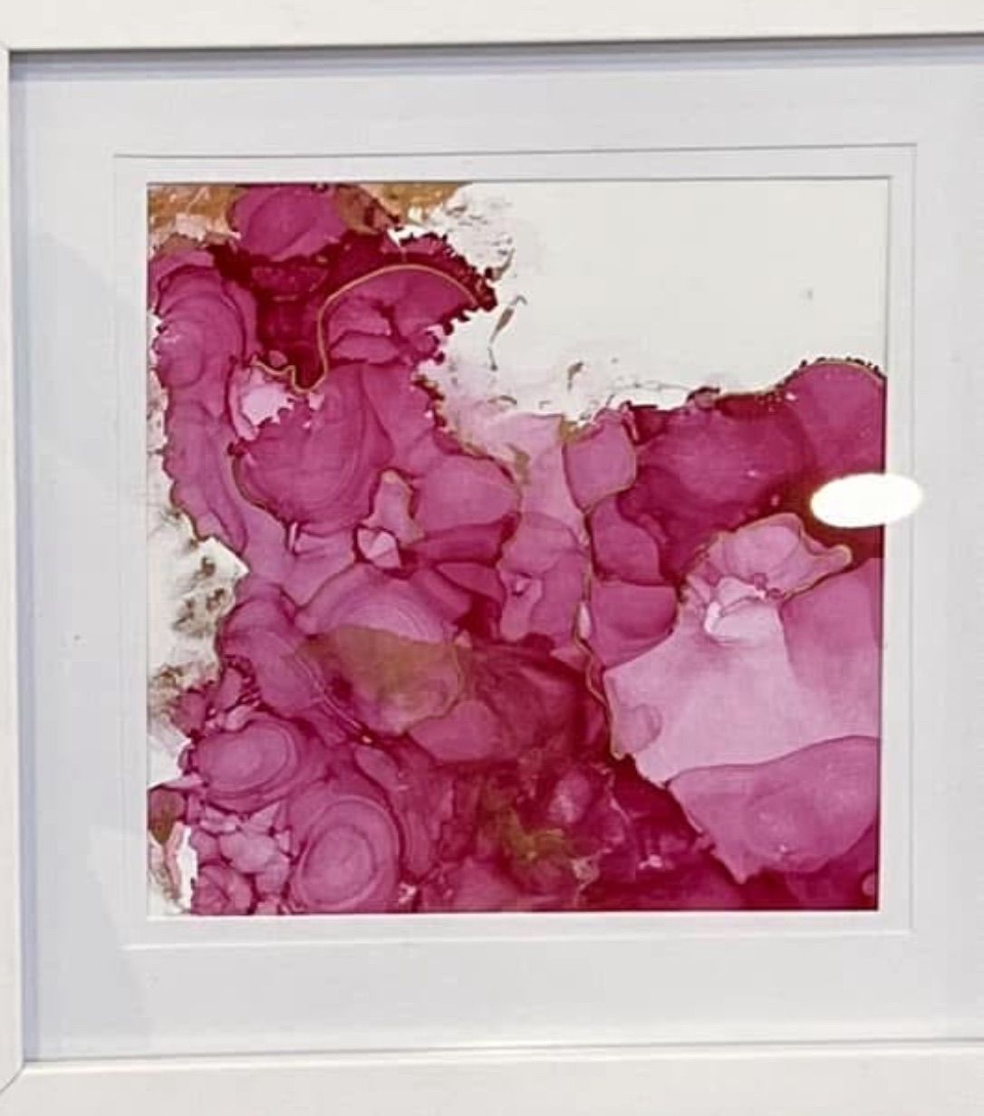 Framed Alcohol Ink Design 30th Of March 10 am @segue stratford