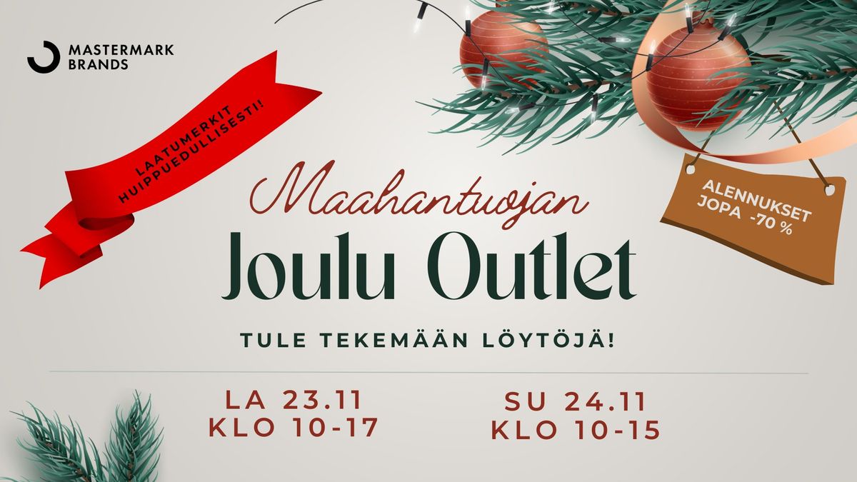 Maahantuojan Joulu Outlet