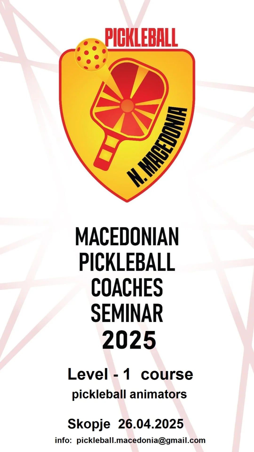 Pickleball Level 1 Coaching Courses