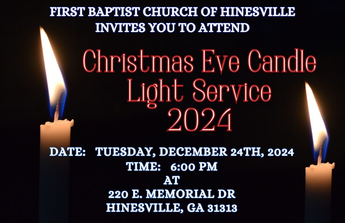 Christmas Eve Deacon Led Candlelight Service 2024