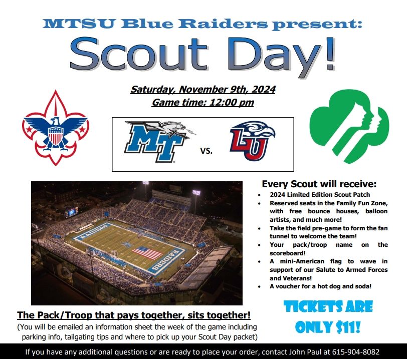 MTSU Scout Day