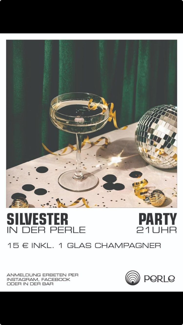 SILVESTER-PARTY in der PERLE