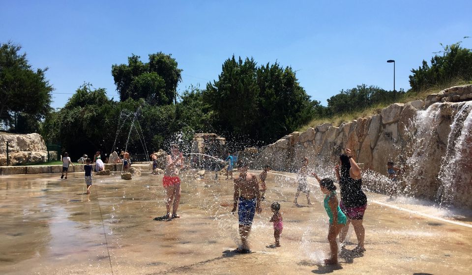 TOLC Kids Splash Pad, Quarry Splash Pad, Leander, 29 June 2022