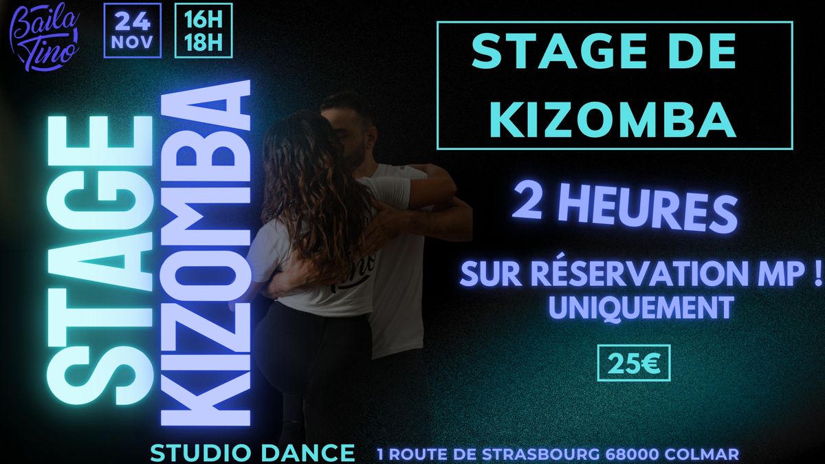 Stage de Kizomba sur inscription - Studio Danse