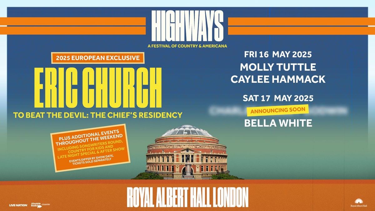 2025 Highways Festival - Saturday at Royal Albert Hall