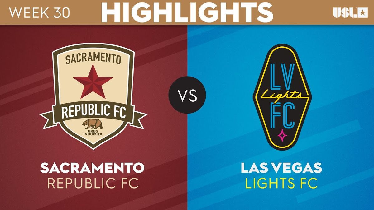 USL Western Conference Quarterfinals: Sacramento Republic FC at Las Vegas Lights FC