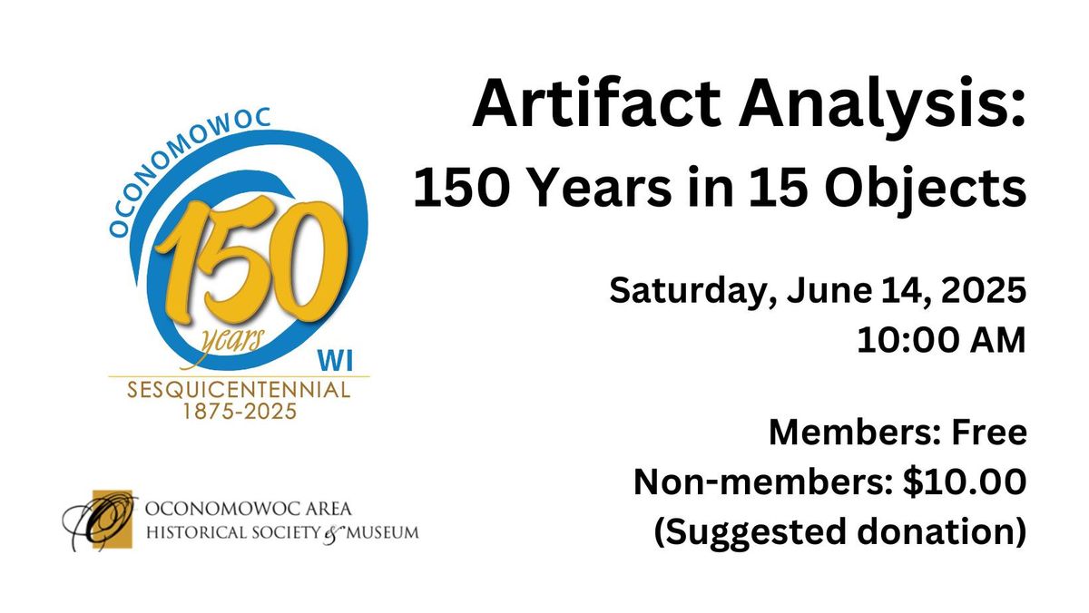 Artifact Analysis: 150 Years in 15 Objects