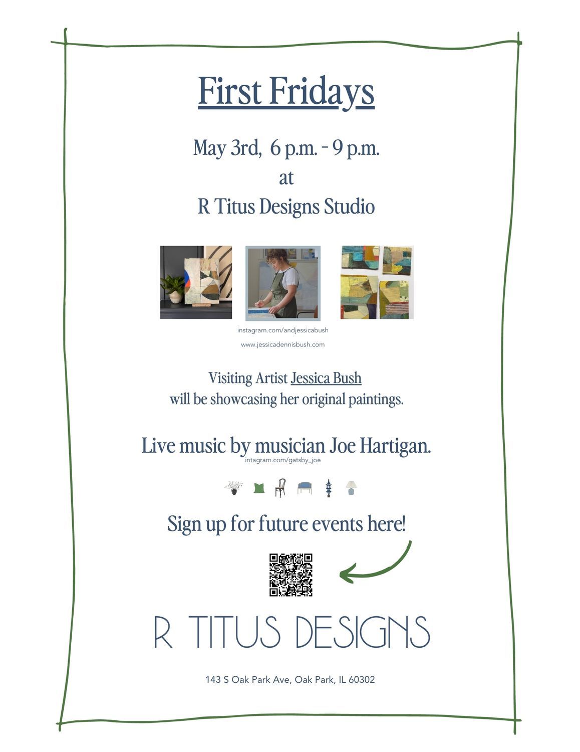 First Friday at R Titus Designs Studio