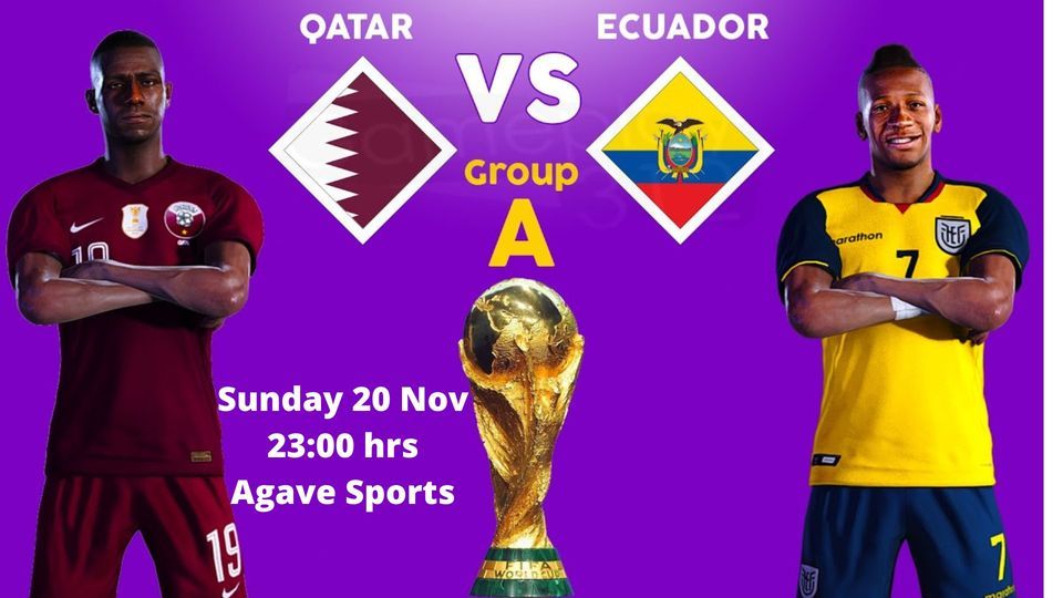 Opening Game World Cup, Qatar vs Ecuador, AgaveSports, Ho Chi Minh City