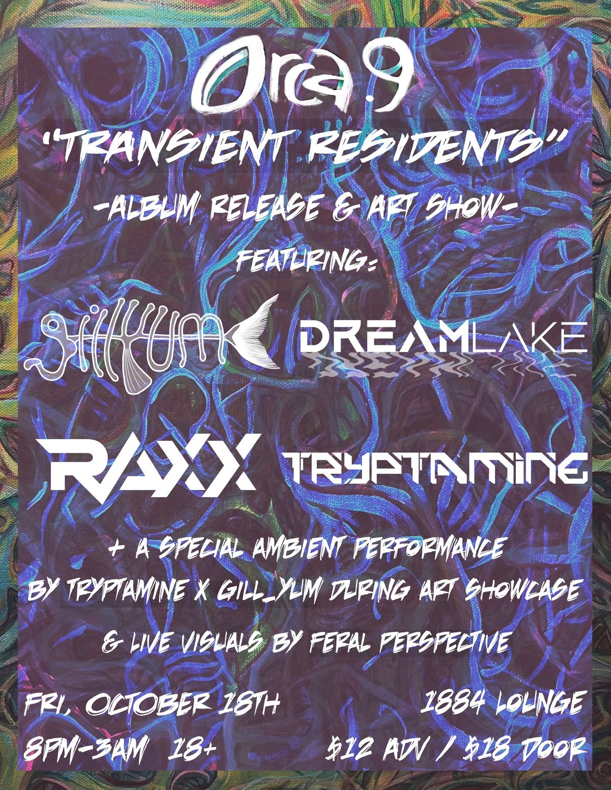 orca.9 - "Transient Residents" Album Release & Art Show