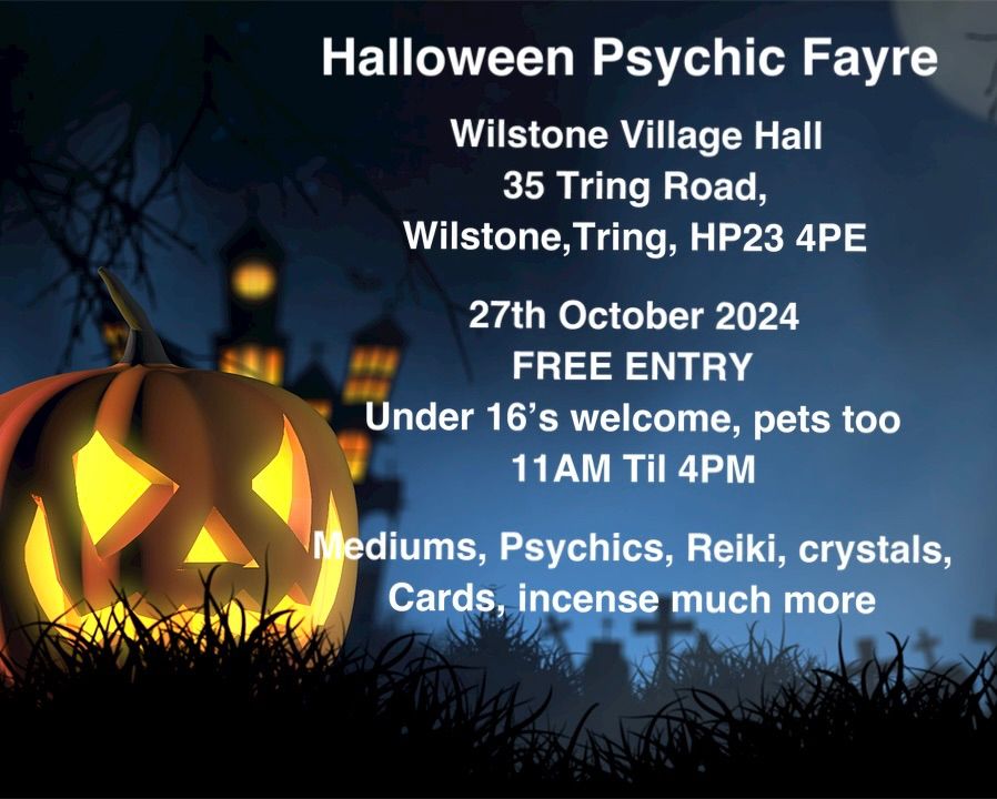 Halloween Psychic MBS Fayre TRING, FREE ENTRY