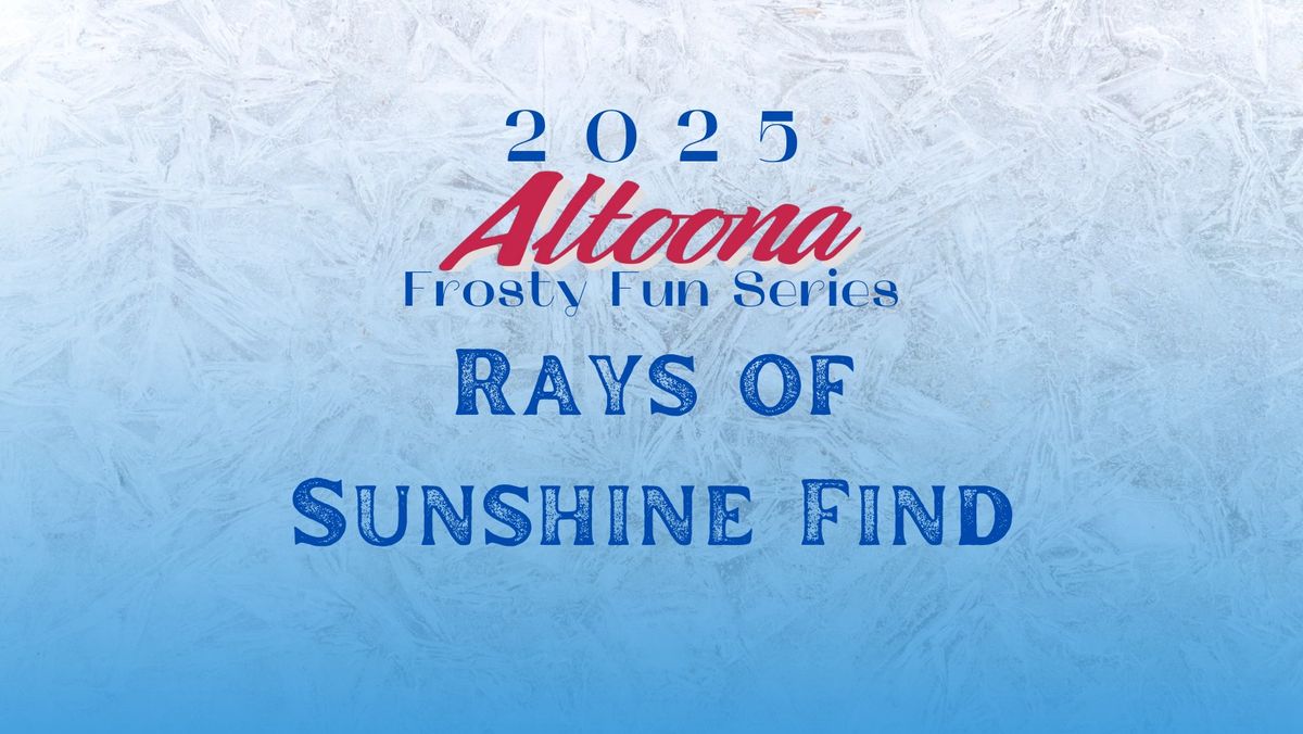 2025 Rays of Sunshine Find