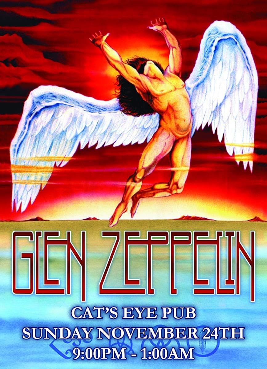 Glen Zeppelin Returns to the Cat\u2019s Eye Pub!!