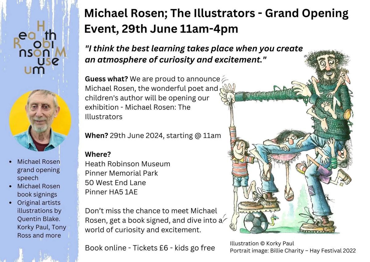 Launch Event for Michael Rosen: The Illustrators