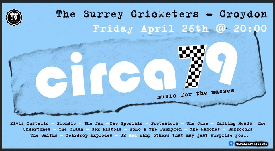 CIRCA79 Live @ The Surrey Cricketers, Croydon