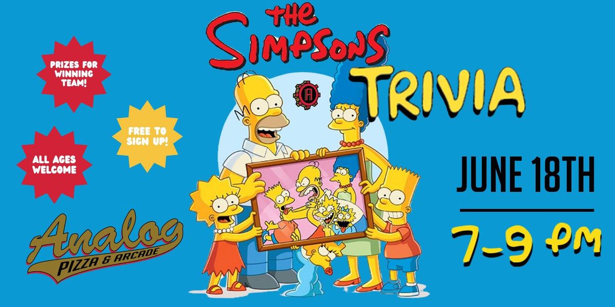 Analog Moline Presents: Simpsons Trivia 