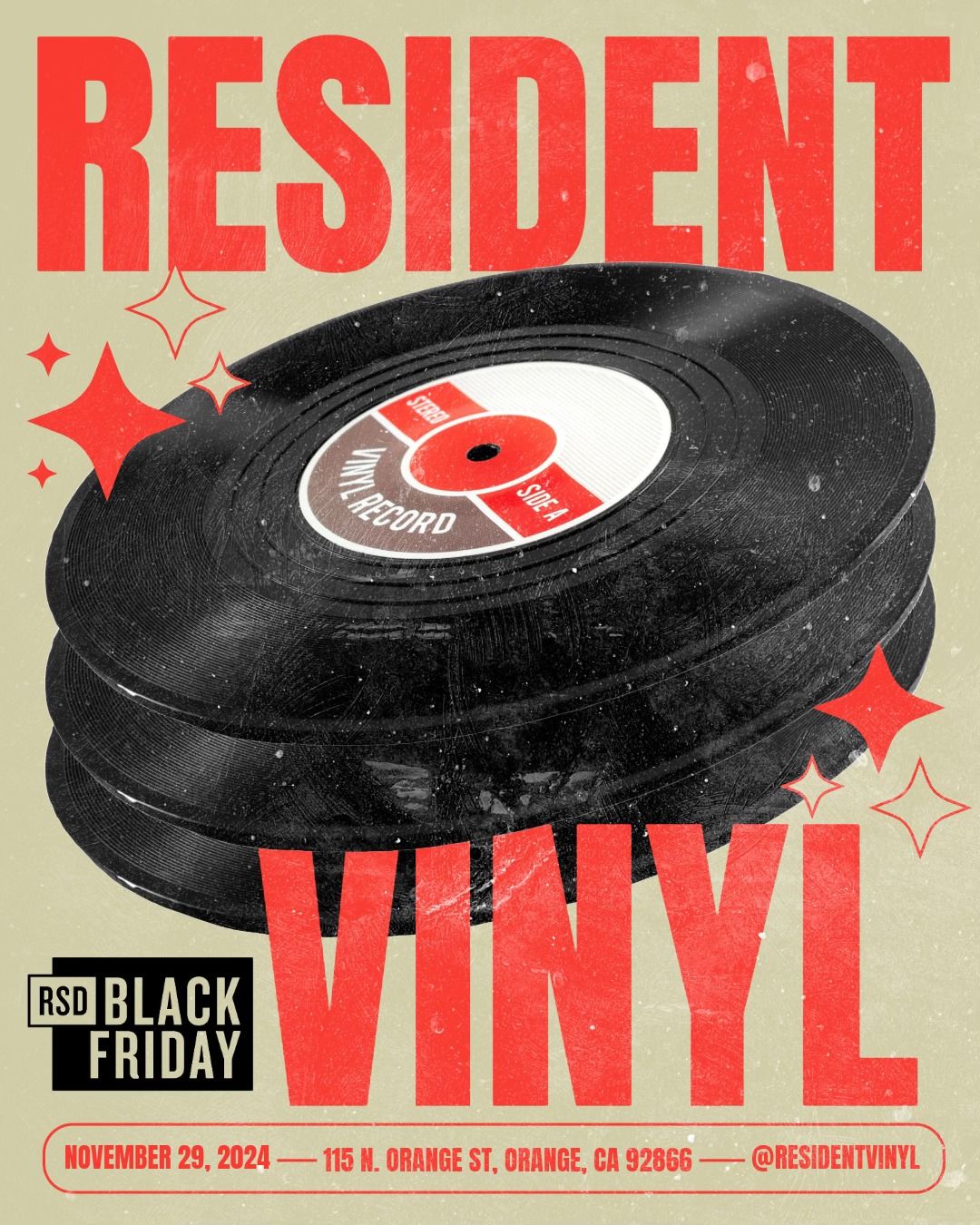 RSD Black Friday 2024 at Resident Vinyl