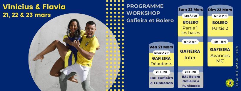 Workshop Bolero et Samba de Gafieira avec Vinicius & Flavia