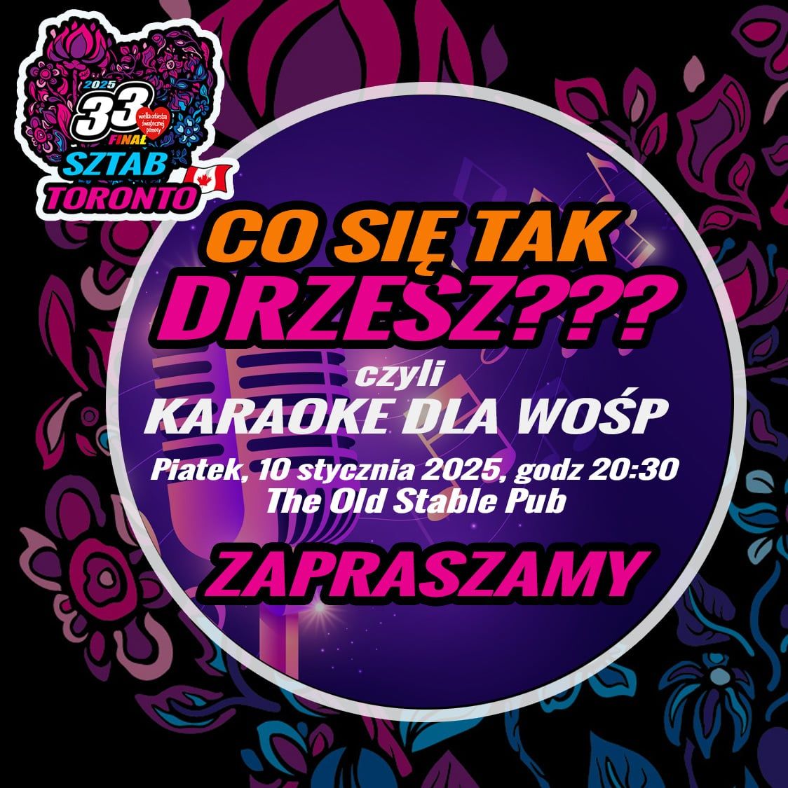 CO SI\u0118 TAK DRZESZ? - KARAOKE DLA WO\u015aP \/ KARAOKE FOR  the GREAT ORCHESTRA OF CHRISTAMS CHARITY