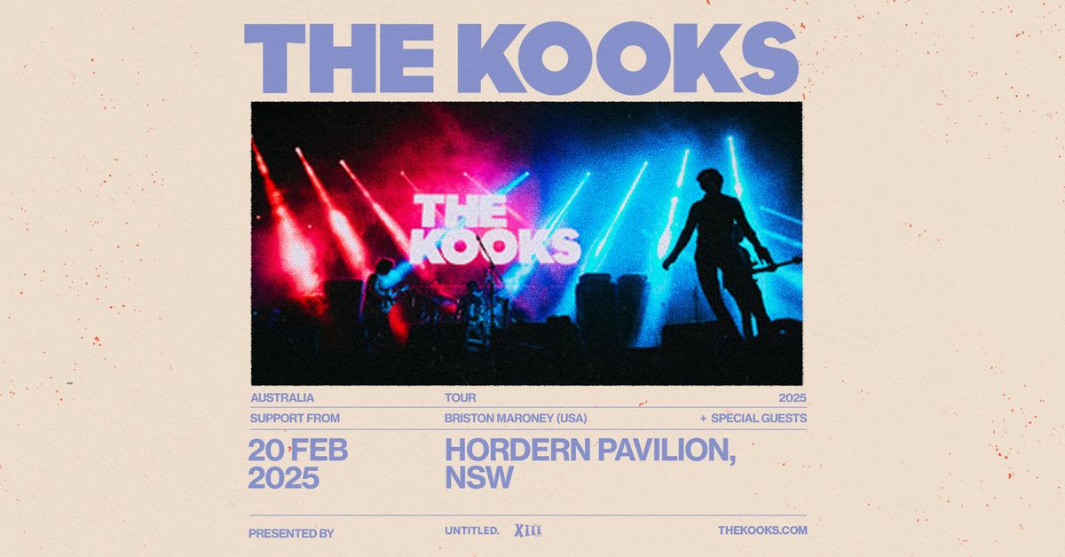 The Kooks Australia Tour 2025 | Sydney \/ Eora