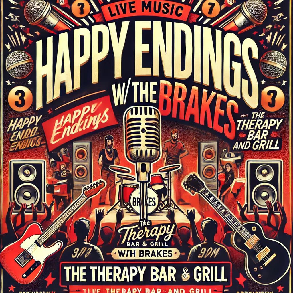 Happy Endings w\/ The Breaks at Therapy Bar and Grill!