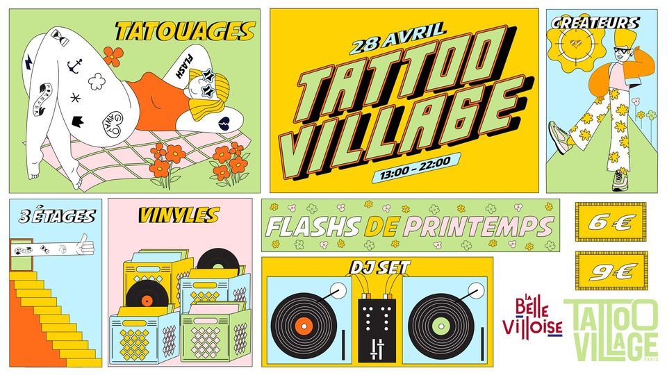 Tattoo Village \u273f Flashs De Printemps