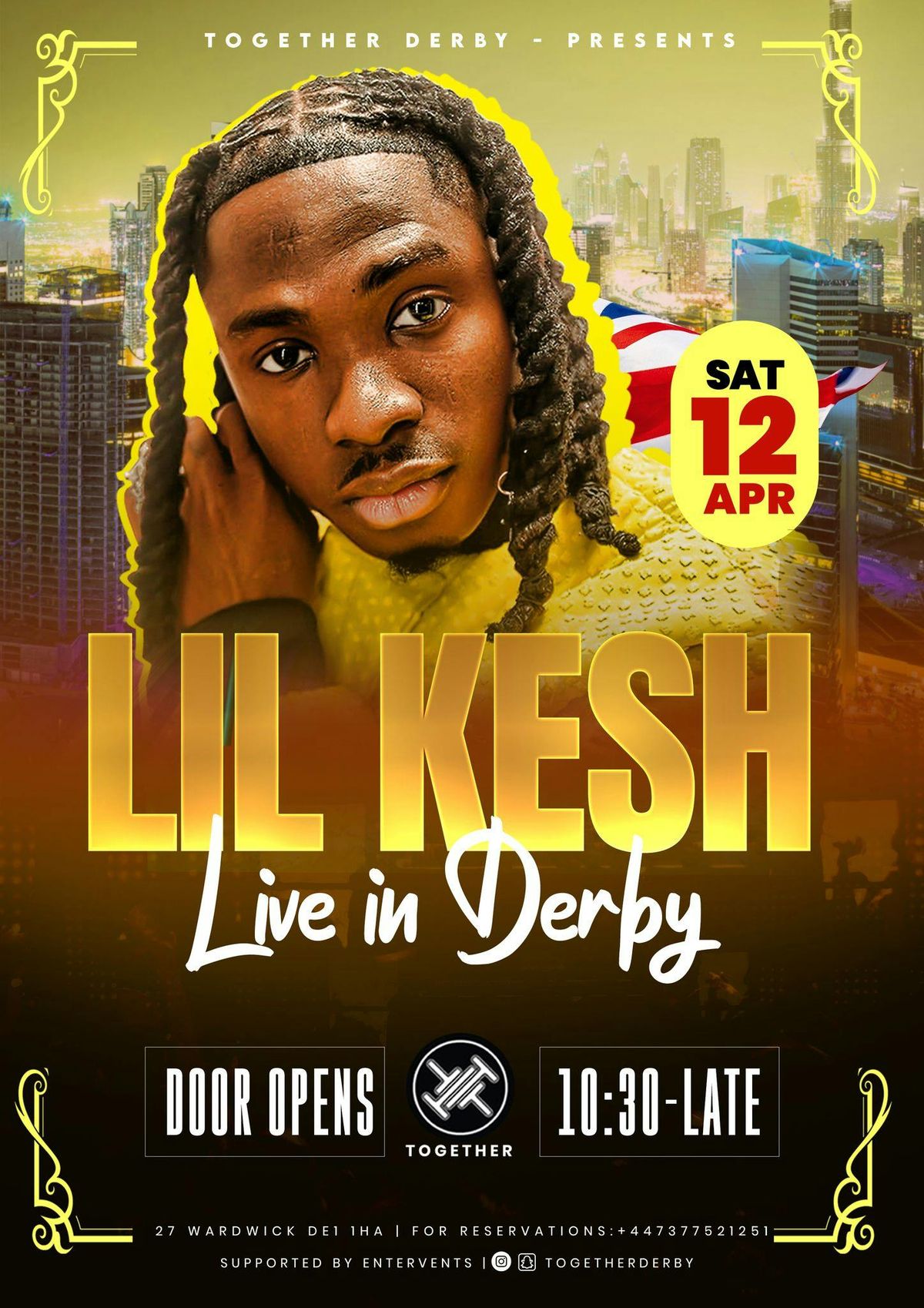 Lil Kesh Live in Derby