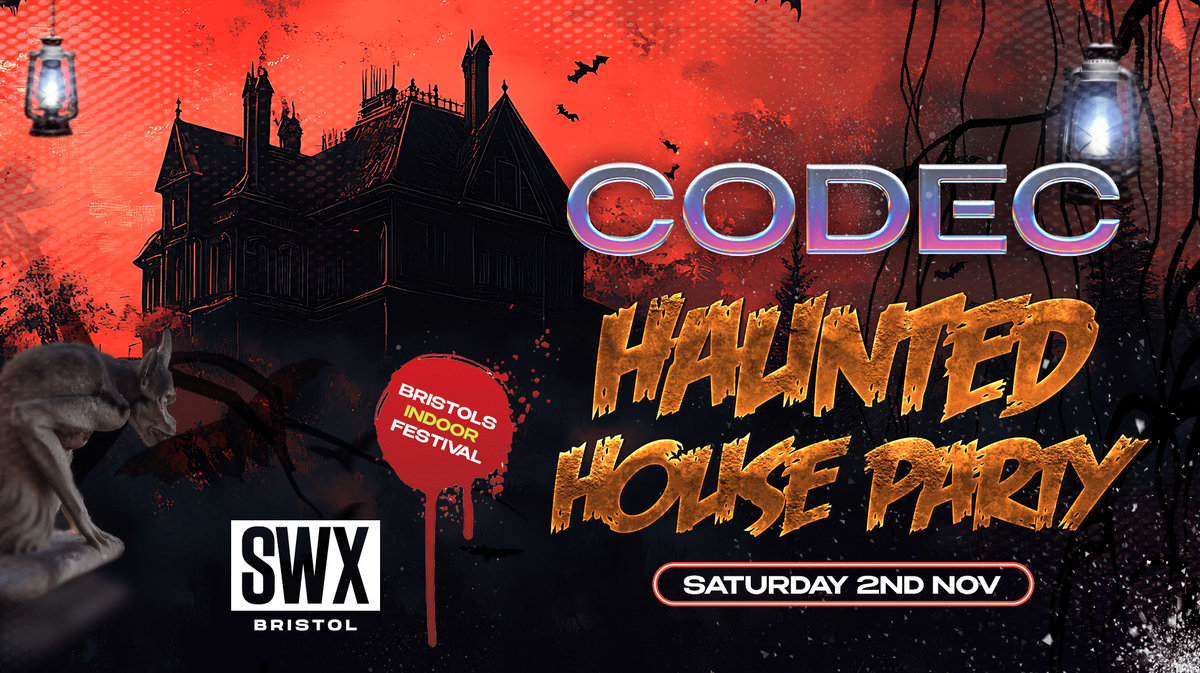 CODEC Haunted House Party - Saturday 2nd November 