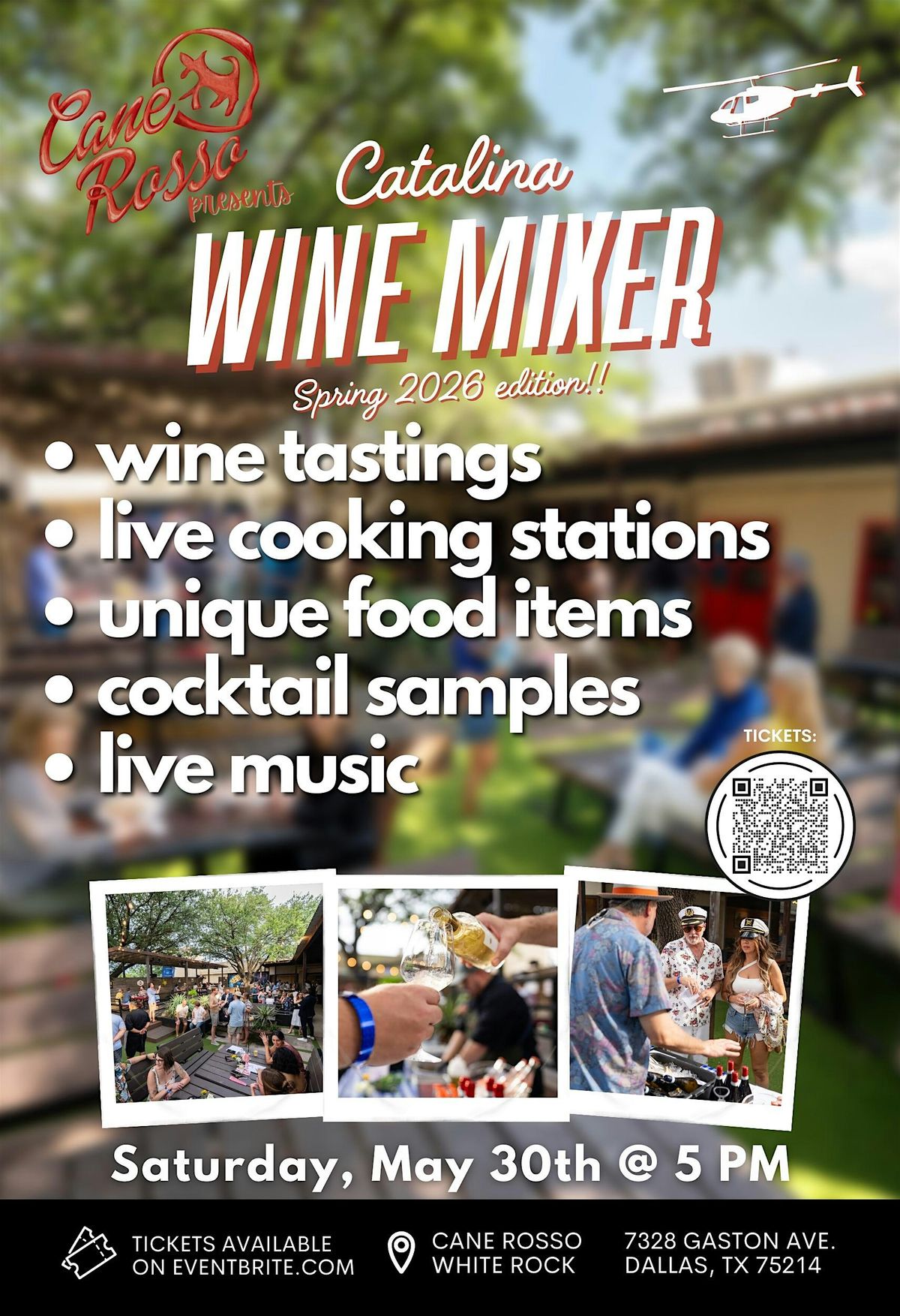 Cane Rosso Presents: Catalina Wine Mixer 2026!!