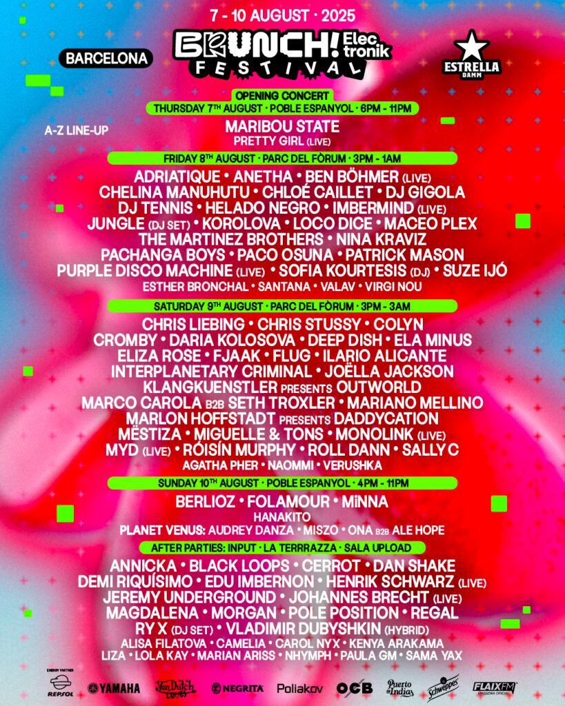Brunch Electronik 2025 - Saturday Tickets