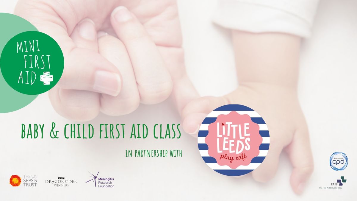 2-hour Baby & Child First Aid Class