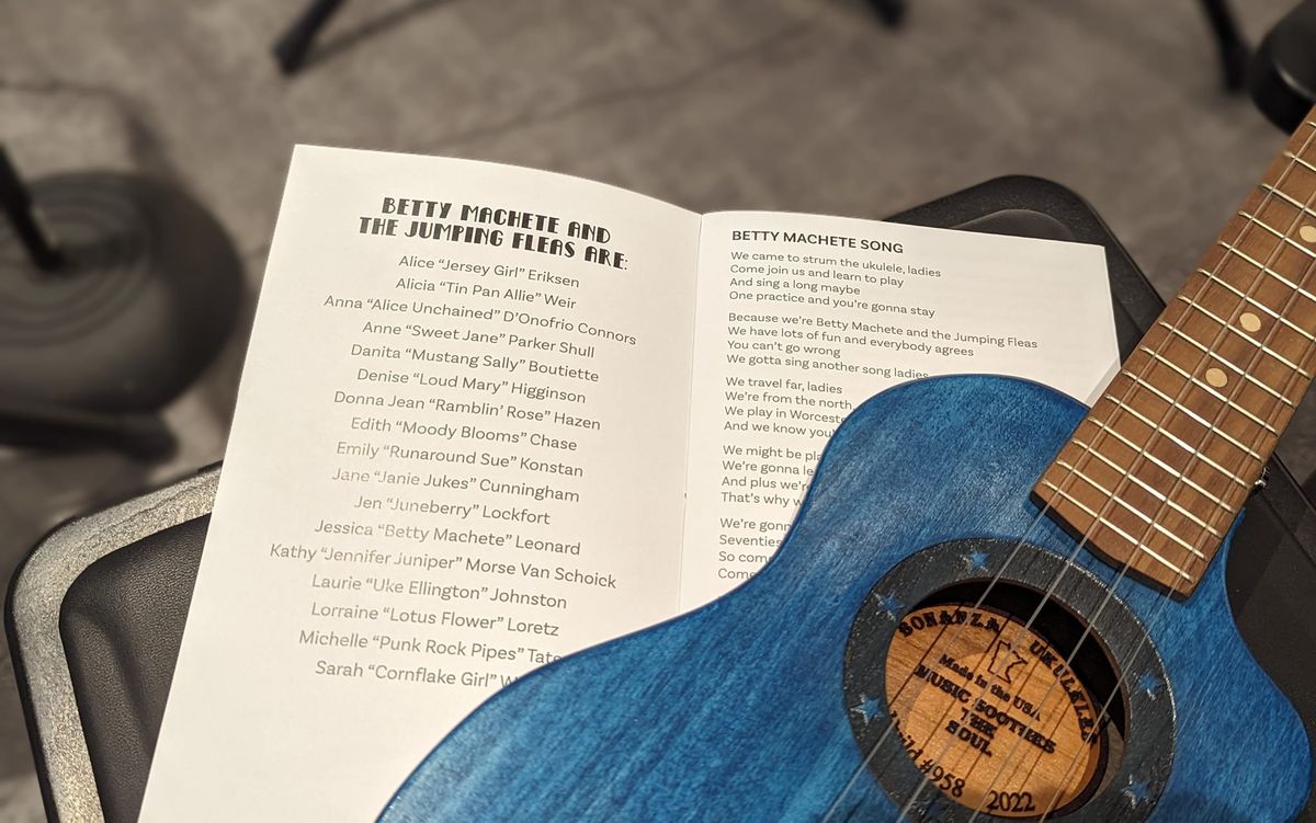 All Women's Ukulele Club Practice