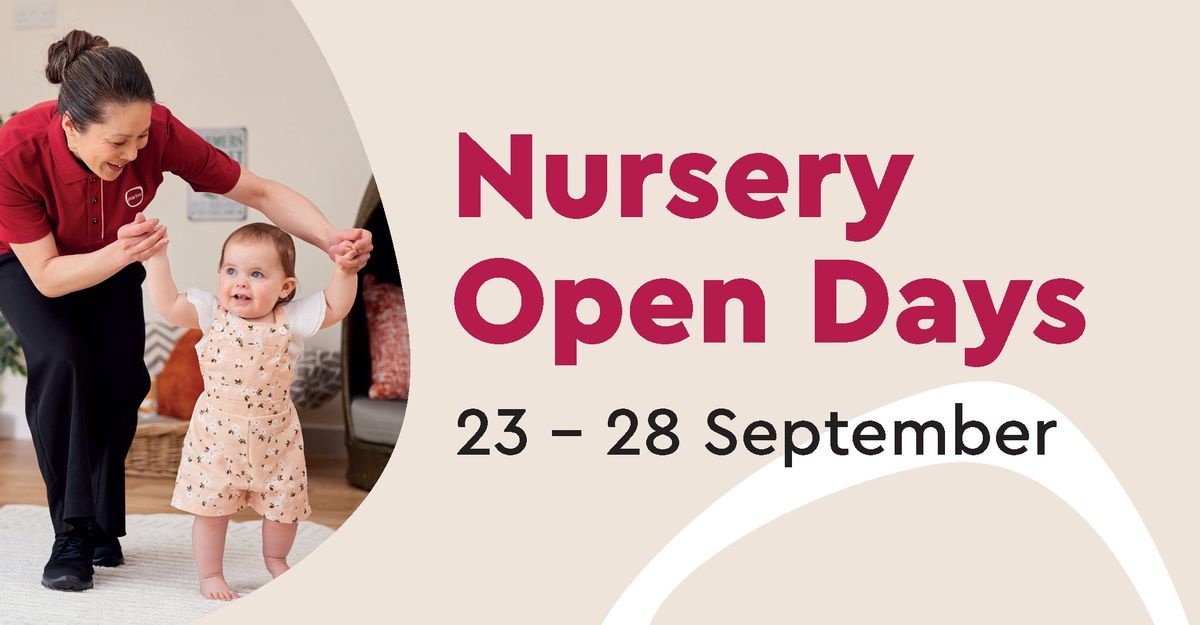 Nursery Open Days for under 3's