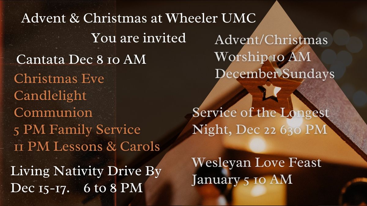 Advent & Christmas at Wheeler UMC