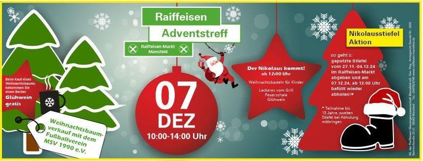 Raiffeisen Adventstreff Mansfeld